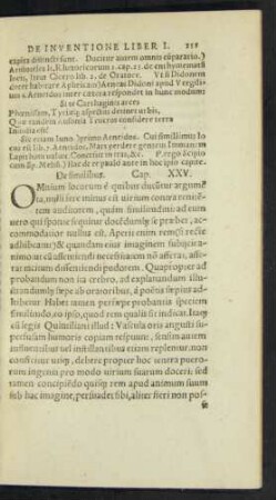 De similibus. Cap. XXV.