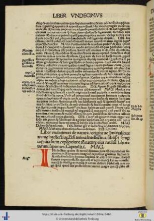 Liber XI. De Potentiis Animae Intellectuae.