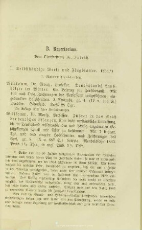 1. Selbständige Werke und Flugblätter