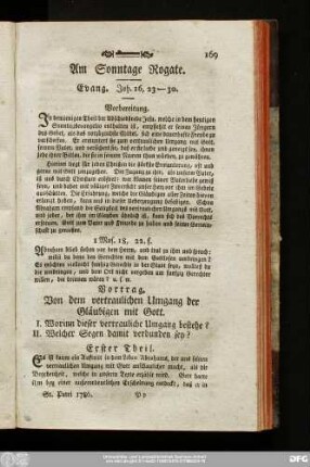 Am Sonntage Rogate. Evang. Joh. 16, 23 - 30.