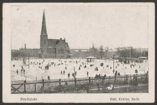 Ansichtskarte "Süd-Eisbahn", Am Urban