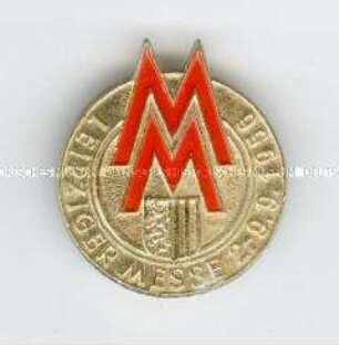 Abzeichen "Leipziger Messe 2.-9.9.1956"