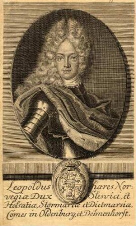 Bildnis von Leopold Herzog von Schleswig-Holstein-Sonderburg-Wiesenburg (1674-1744)