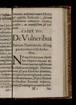 Caput XIV. Caput XVI.