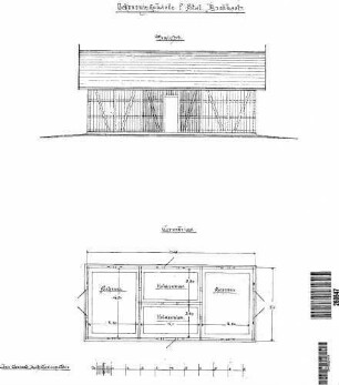 Bronnbach (Tauber): Nebengebäude Ökonomiegebäude Grundriss,Ansicht