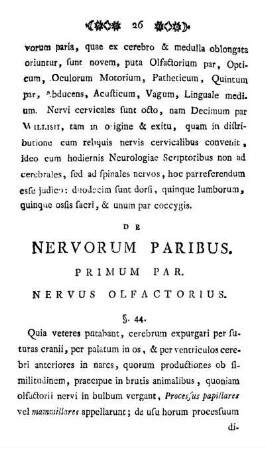De Nervorum Paribus.