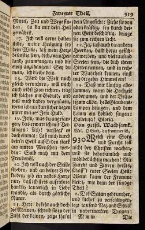 919-928, Von geistl. Wachsamk.; ... (930 - 934)
