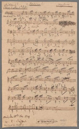 Isolina mia carina, arrangiert, Gitarre. - BSB Mus.Schott.Ha 5587-3