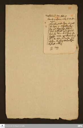 Auszug eines Briefs von August Hermann Francke an Philipp Jakob Spener.