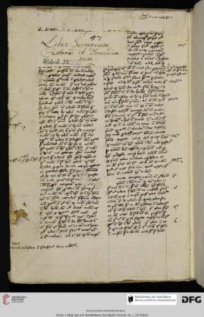aus einer Hs. des 15. Jh.s: Philosophische Quaestionen