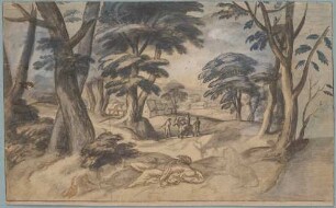 Landschaft mit dem heiligen Hieronymus
