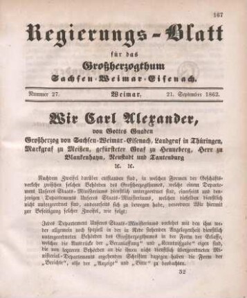 Nr. 27 : 21. September 1862