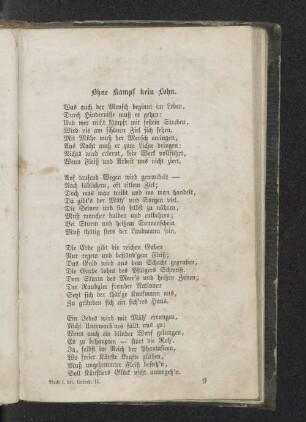Ohne Kampf kein Lohn.