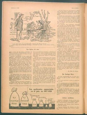 Los quebrantos comerciales en el país en 1917-1918