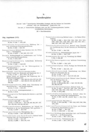 Sprechregister 1953-1956