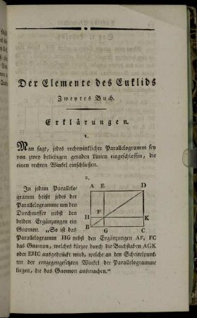Der Elemente des Euklids : Zweytes Buch