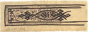 Gmelin, Leopold; Sammlung Gmelin: Handzeichnungen - Folio 5 - Ornament (Detail)