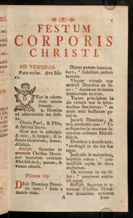 1-87, Festum Corporis Christi