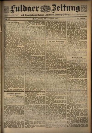 Ausgabe vom Montag, den 05. Dezember 1898.