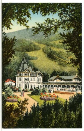 Karlsbad. Café Kaiserpark