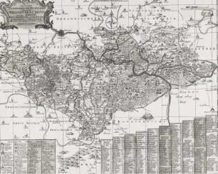 Accurate Geographische Delineation derer zu dem Meissnischen Creisse gehörigen Aemmter Pirna, Hohnstein, mit Lohmen...