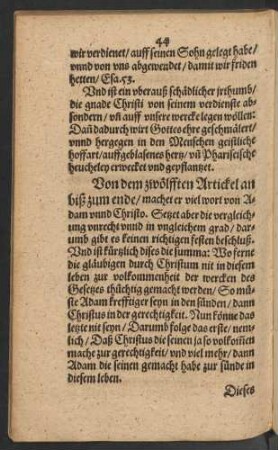 Von dem zwölfften Artickel ...