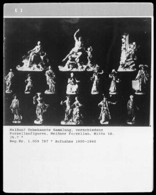 Verschiedene Porzellanfiguren