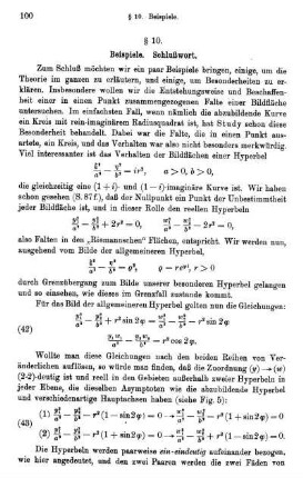 § 10. Beispiele. Schlußwort.