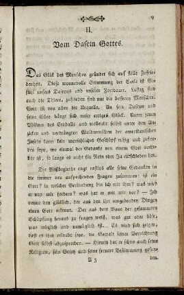 II. Vom Dasein Gottes.
