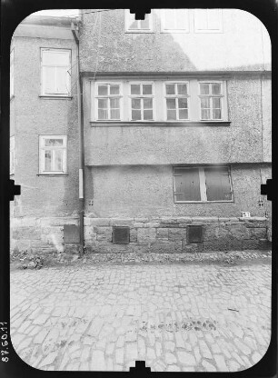 Schmalkalden, Gillergasse. Wohnhaus. Straßenfront (Teilansicht)