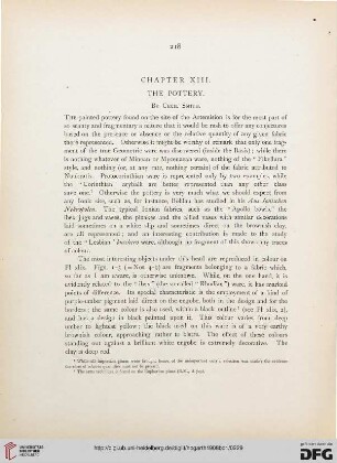Chapter XIII: The pottery