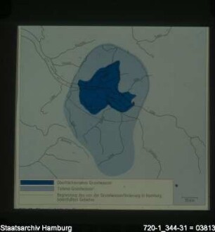 Fachplan Wasserversorgung, Einzugsgebiete des Grundwassers