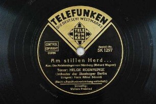 Am stillen Herd... : aus: Die Meistersinger von Nürnberg / [Musik und Text:] (Richard Wagner)
