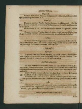 Libri peregrino idiomate conscripti.