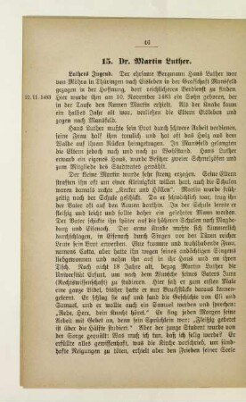 15. Dr. Martin Luther