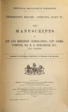 Report. 13. 1892, Appendix part 4