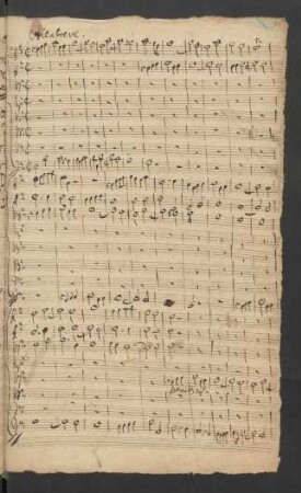 Gott wie dein Name; Coro, strings, bc; D-Dur