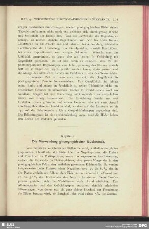 Kapitel 4. Die Verwendung photographischer Rückstände