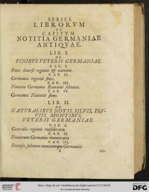 Series librorum et capitum