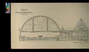 Bahnhof-Empfangsgebäude - Hauptansicht