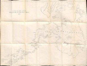 Plano de las costas de la parte Sur del Archipielago de Filipinas 1857