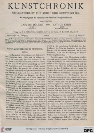 Heft 2 (22. Oktober 1891)