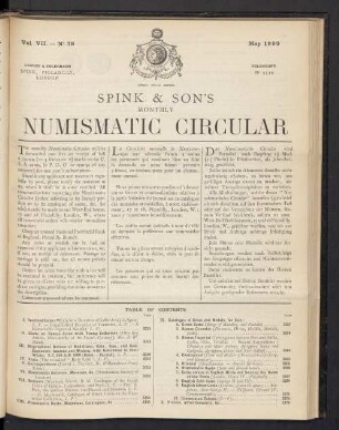 N° 78. May 1899
