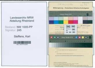 Entnazifizierung Karl Steffens , geb. 30.03.1890 (Kaufmann)