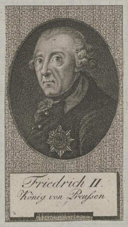 Bildnis des Königs Friedrich II. von Preussen