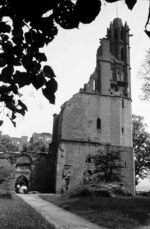 Bad Dürkheim: Klosterruine Limburg, Ruine mit Eingang