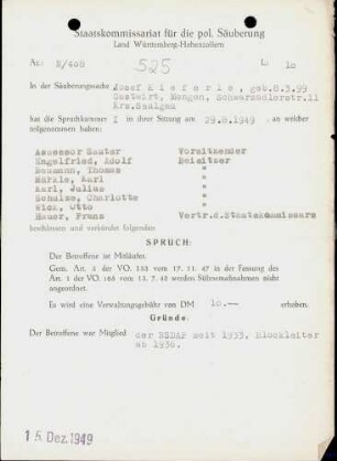Kieferle, Josef