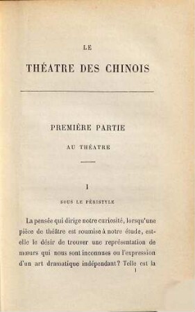 Le théatre des Chinois : étude de mœurs comparées