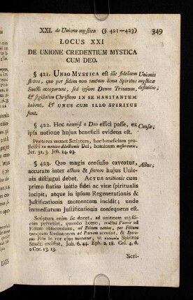 349-354, Locus XXI (§ 421 - 428)