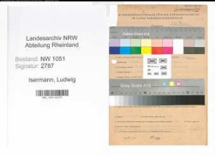 Entnazifizierung Ludwig Isermann , geb. 19.05.1890 (Verwaltungsdirektor)